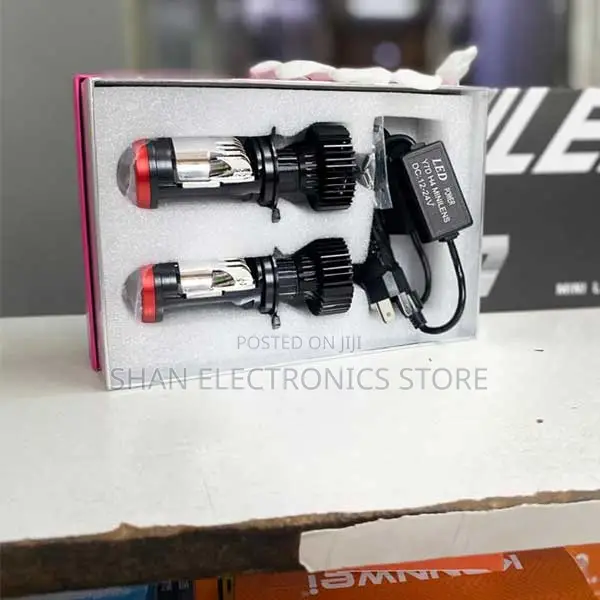  Laser Headlight Lens 2pcs Y7 H4 Super White Mini Led Projector