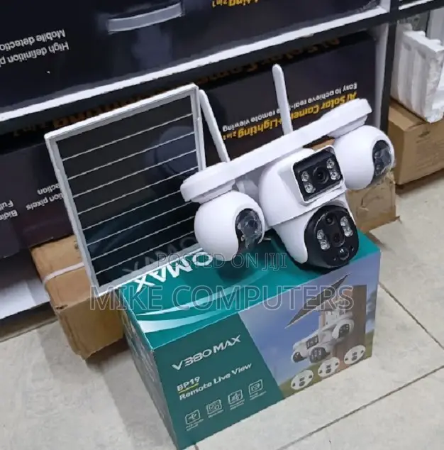 8mp Outdoor Simcard Solar Powered Camera With Solar Panel