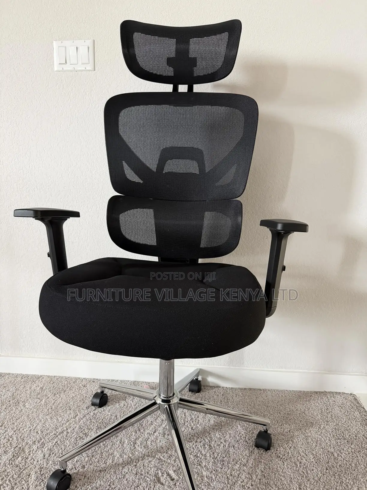 Office Chairs: High-back Executive Orthopedic Seats