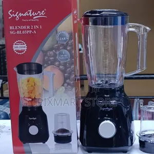 Signature Sg‐Bl03pp‐A 2‐In‐1 Blender With Grinder 1.5l