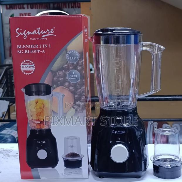 Signature 2-in-1 Blender 1.5l With Grinder – 350w Powerful Motor