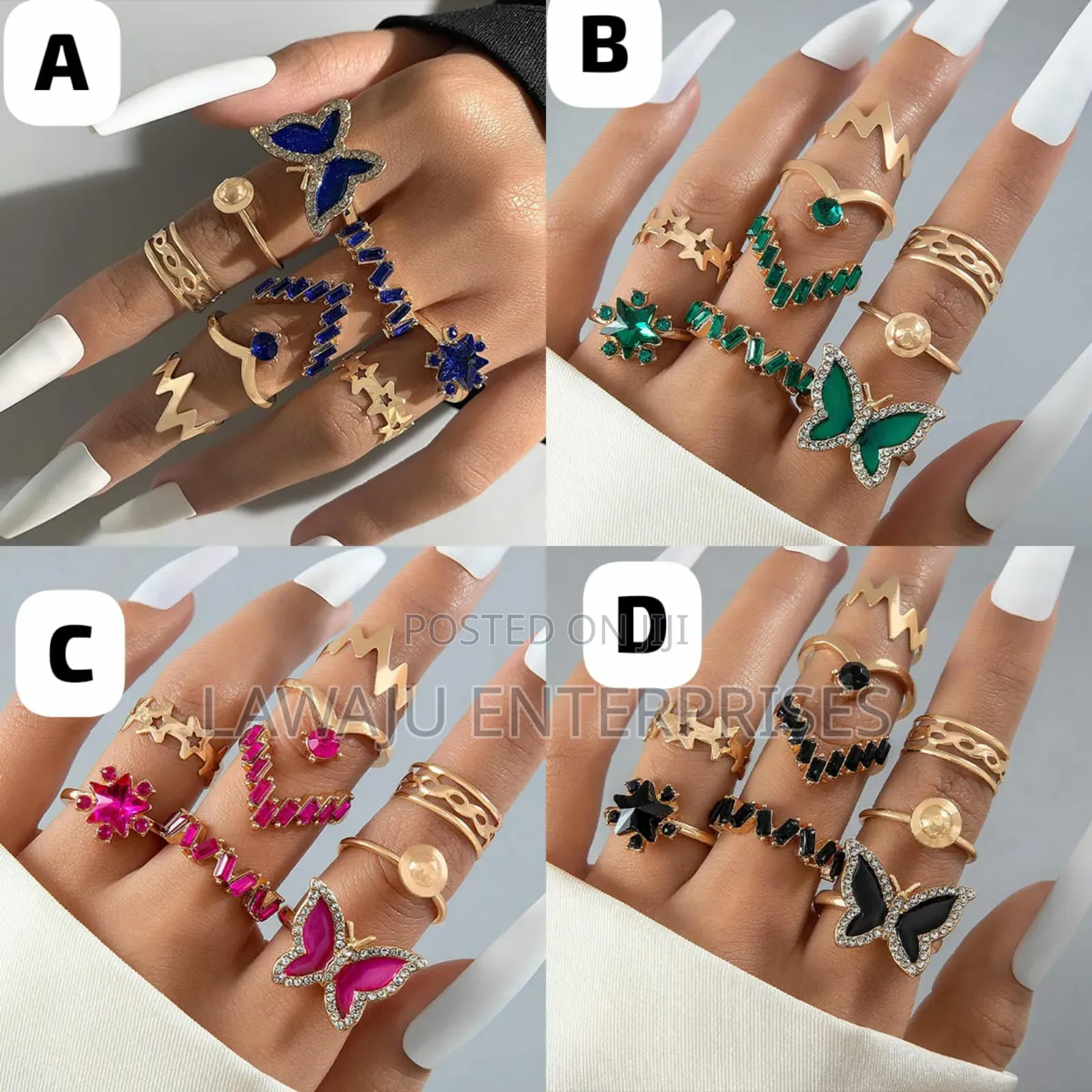 Butterfly Rose Ring