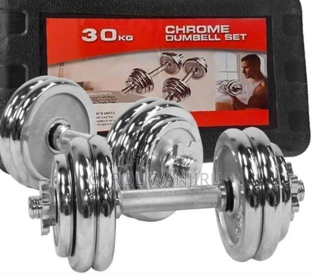 Chrome 30kg Dumbell Set /30kg Dumbell Set