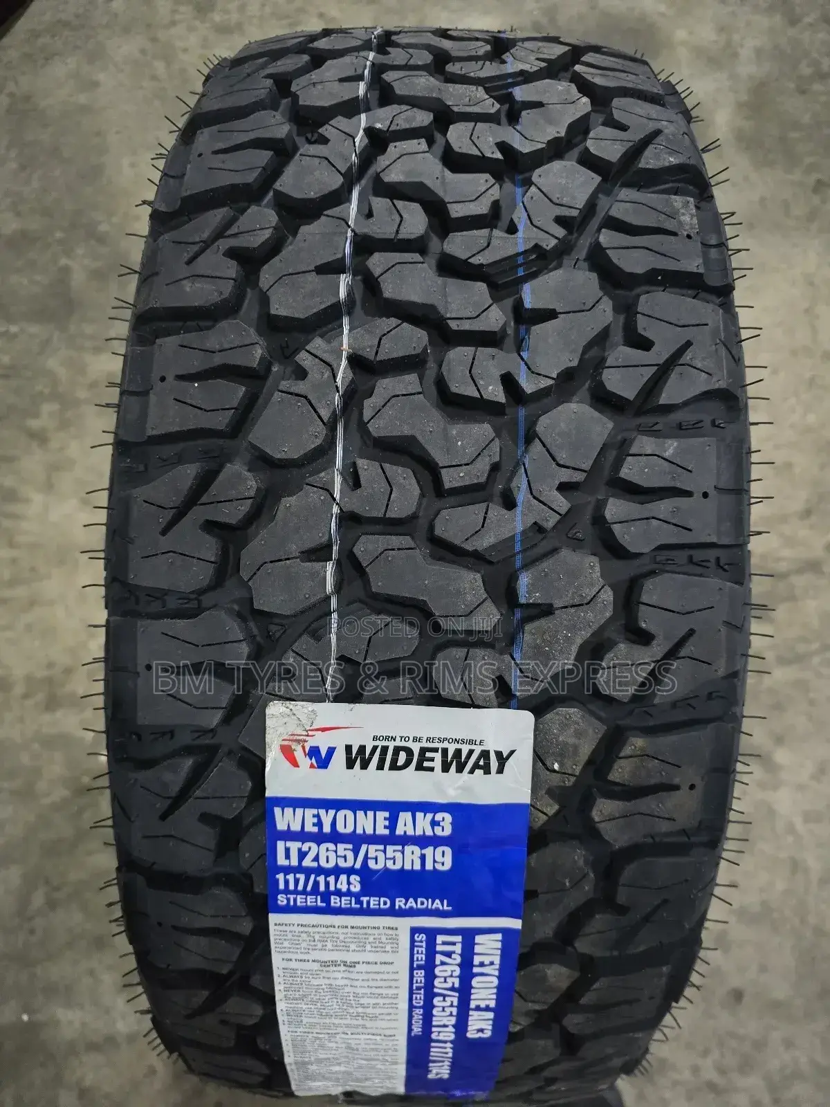 265 /55 R19 Wideway Tyres (All Terrein)