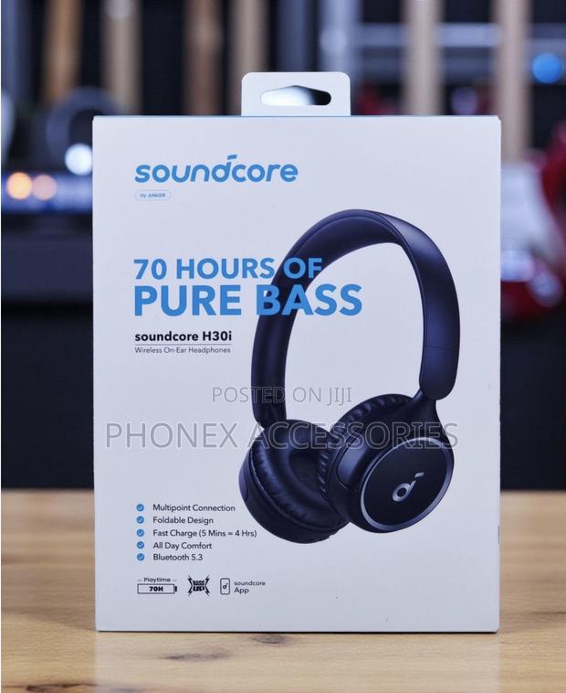 Soundcore H30i Wireless on-Ear Headphones – 70 Hours Playtime - main view