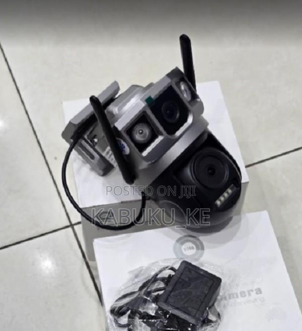 Dual Lens Wireless Ptz V380pro Cctv Camera 4mp Security Camera