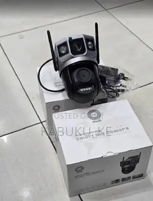 Wifi V380 Pro Dual Lense Ptz Camera Two Way Audio Cctv Ac Powred