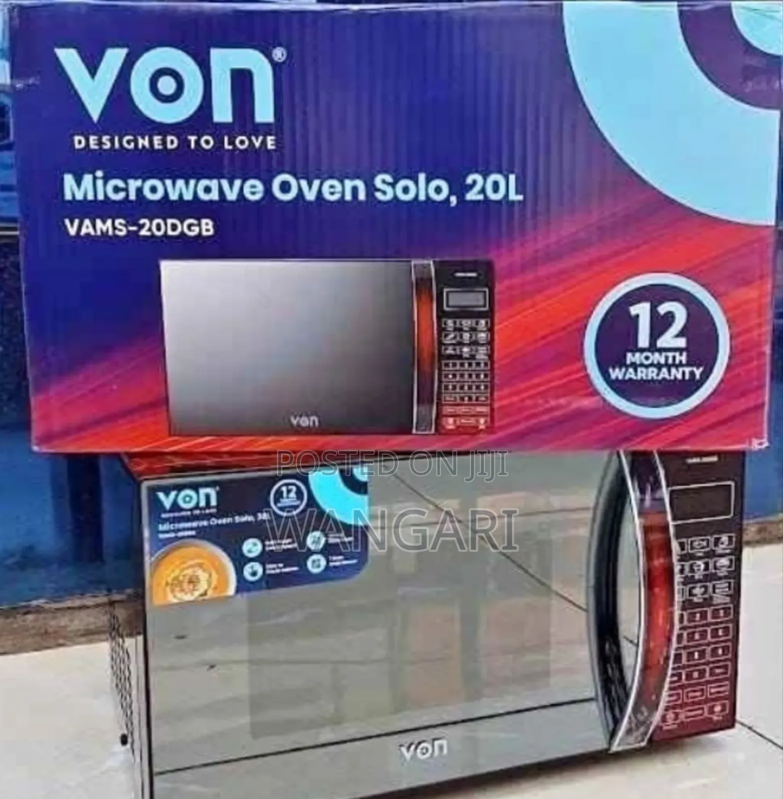 Von Miicrowave Oven Solo 20 L Vams-20dg