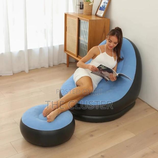 *Inflatable Seat With Foot Rest* - thumbnail 2