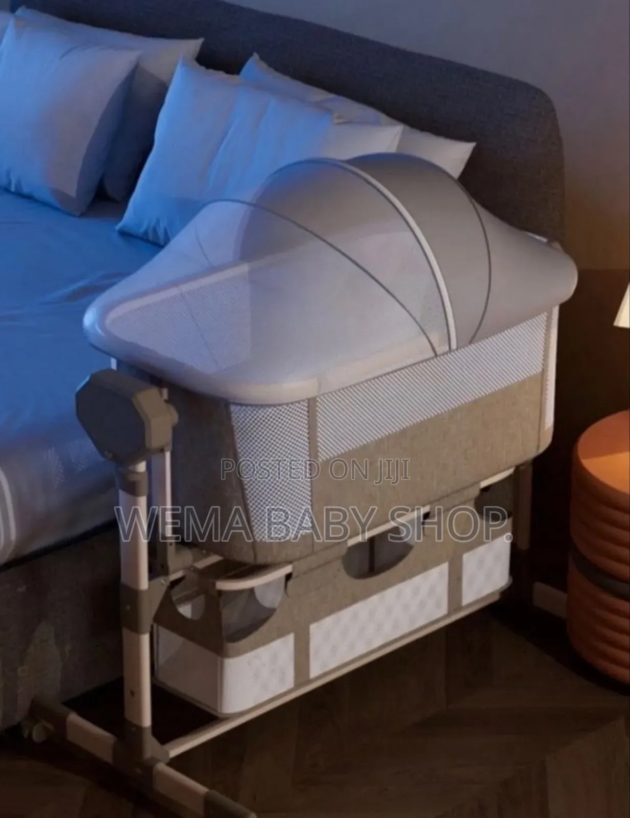 Electric Portable Rocking Bassinet/Cosleeper With Music and Remote