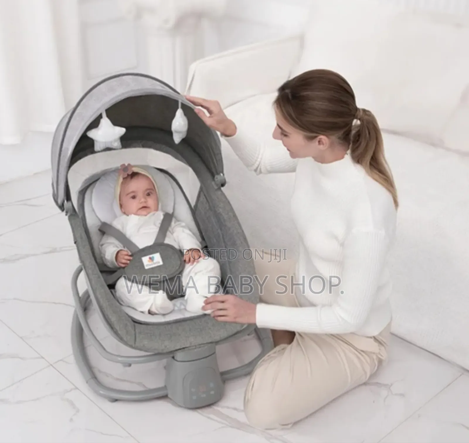 Electric Mastela 4-in-1 Multi-Functional Bassinet/Swing/Feeding Chair