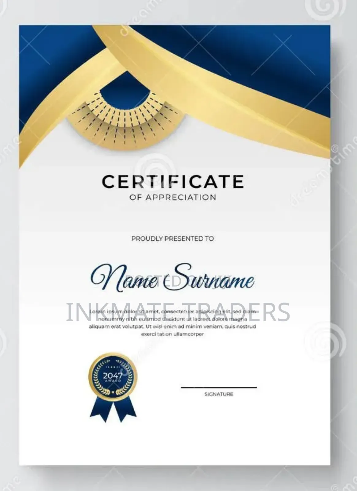 School Certificate Printing