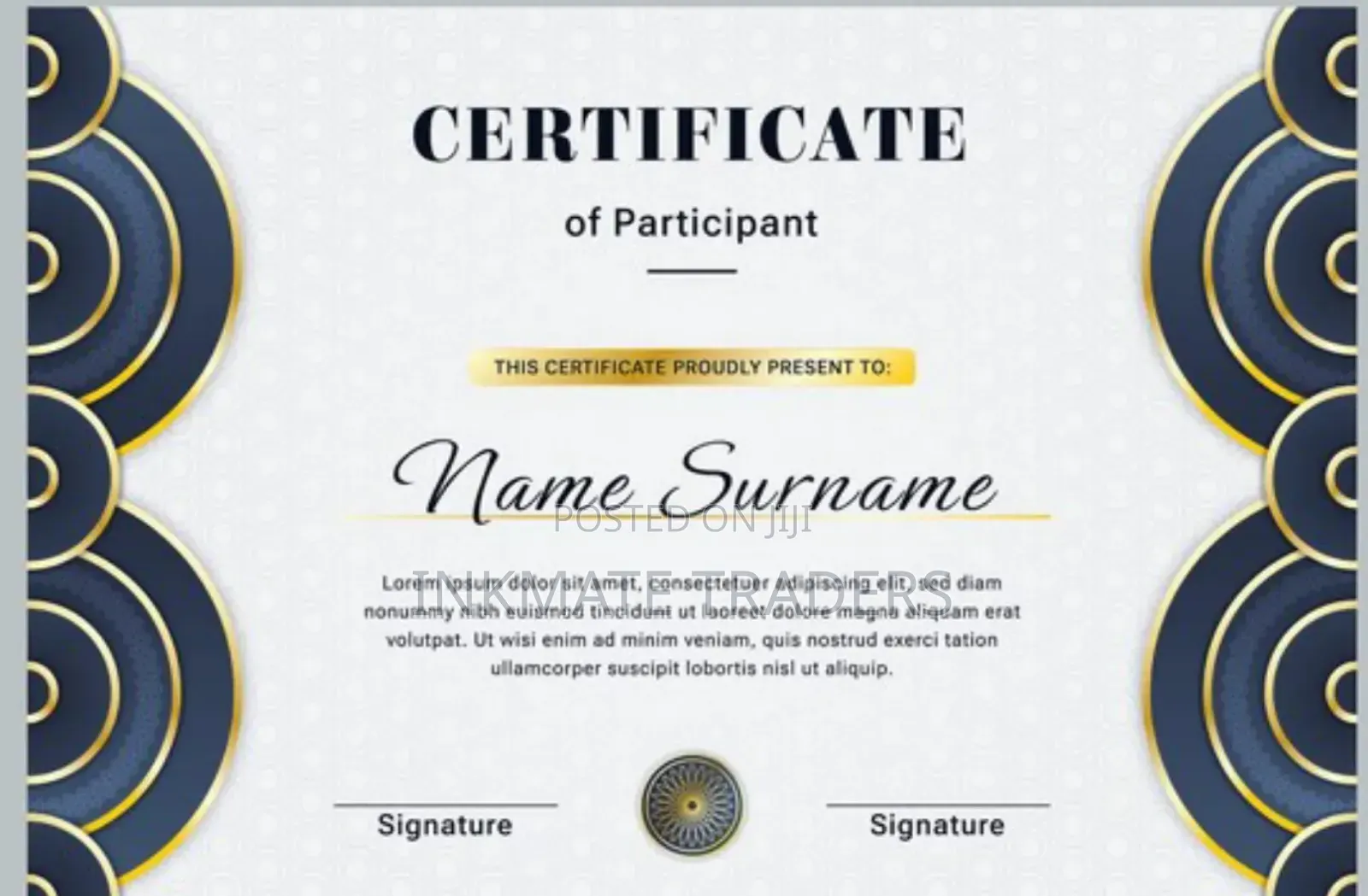 Graduation Certificates