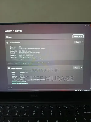 Laptop Dell XPS 13 9360 8GB Intel Core i5 SSD 256GB