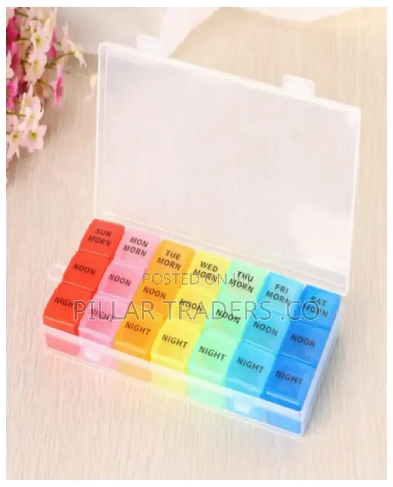 Detachable Pill Storage Box.