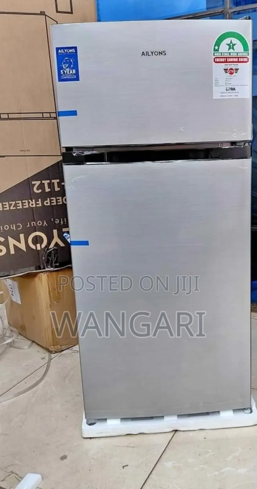 Alyons 112 Litres Double Door Fridge 87 L Fridge and 25 L Freezer