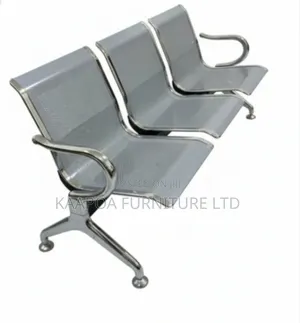 Metal Waiting Room Bench - 3 Seater