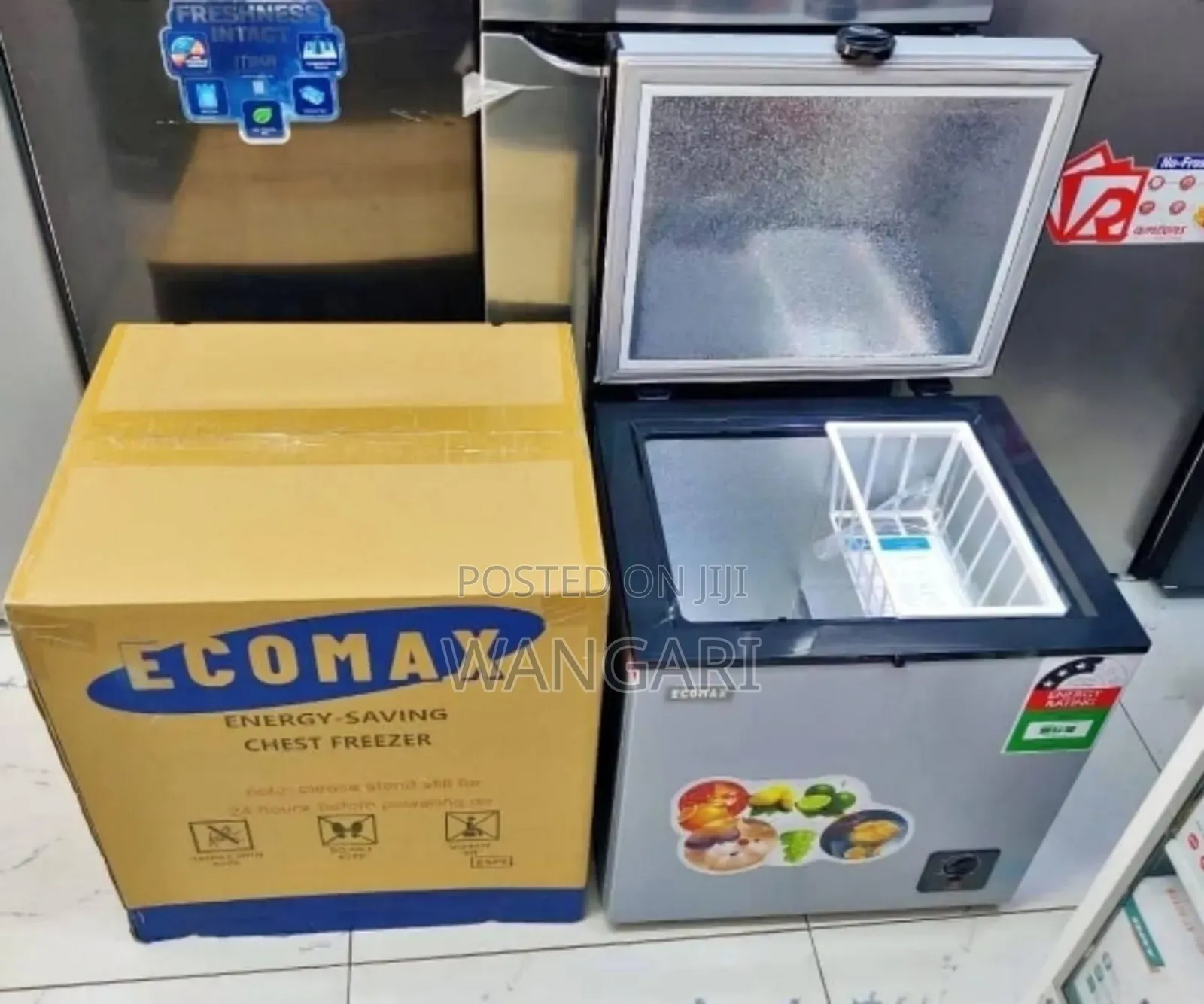 Ecomax 60 Litres Freezer With Removable Basket