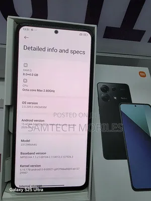 Xiaomi Redmi Note 13 256 GB Black
