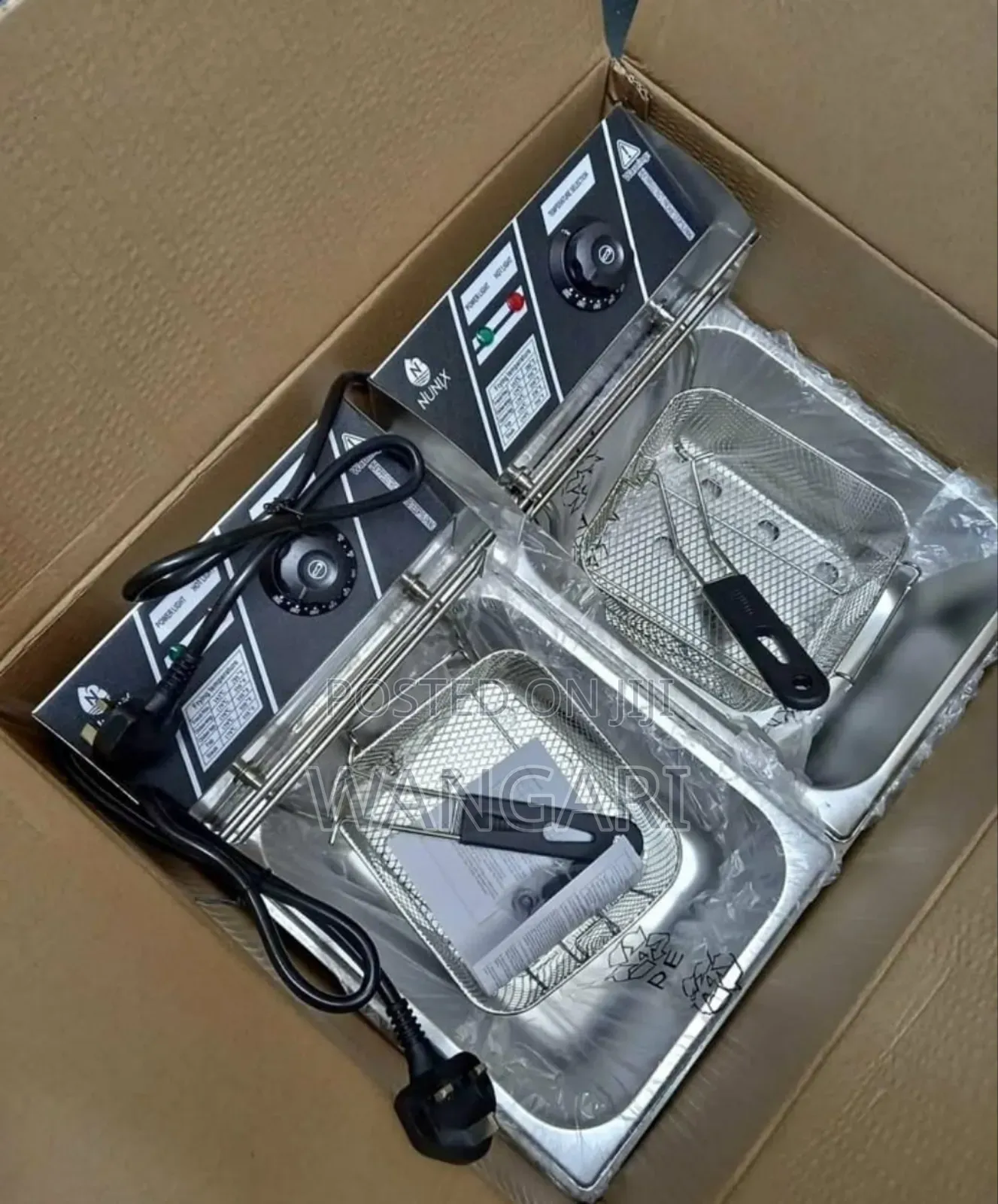 5000 Watts 6+6 L Nunix Double Deepfrier