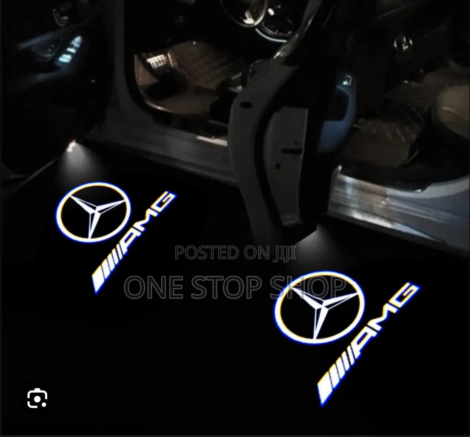 2pcs Mercedes Door Open Welcome Logo Light