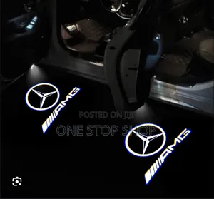 2pcs Mercedes Door Open Welcome Logo Light