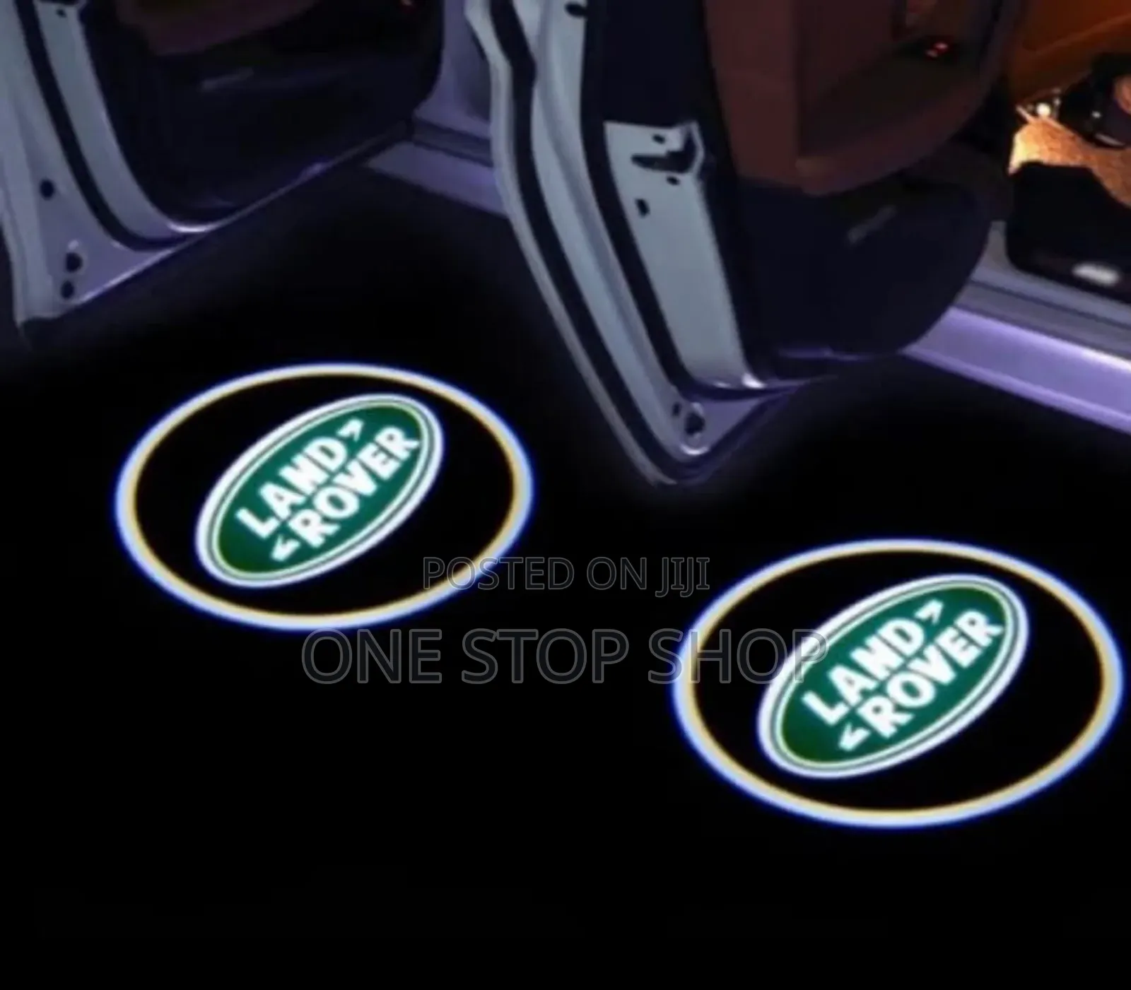 2pcs Land Rover Car Door Open Logo Floor Lights