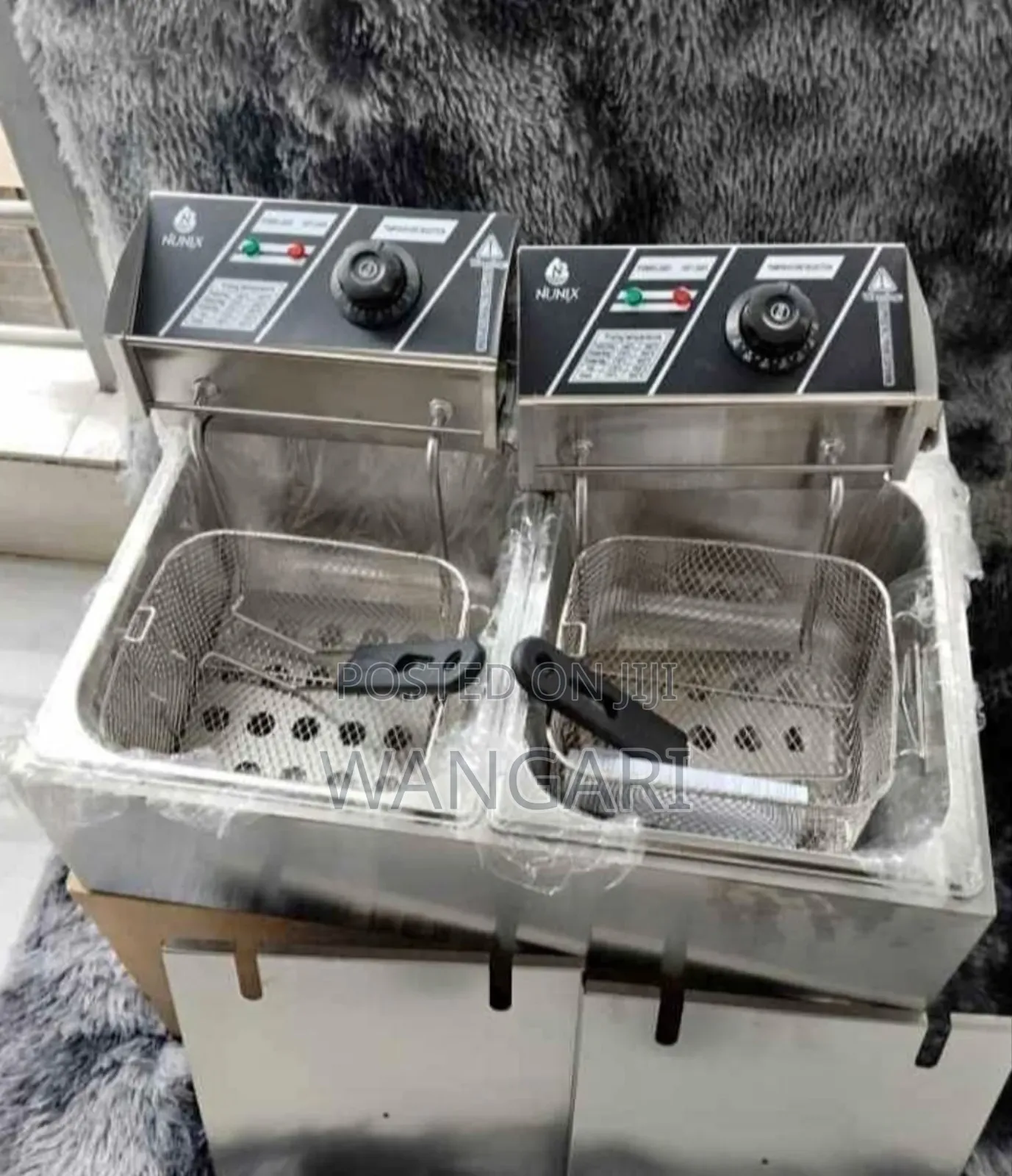 Lower Power Consumption 6+6 L Nunix Double Deepfrier