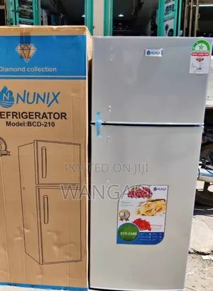Low Power Consumption Frost Nunix 138itress Double Door Refrigerator