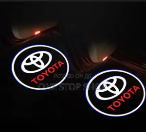 2pcs Cool Car Door Lights With Logo Toyota Lights