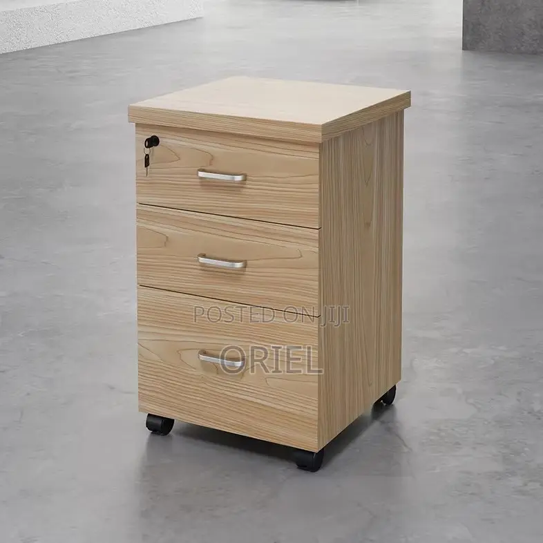Cabinet: Under-Desk 3-Drawer Rolling Office Cabinet