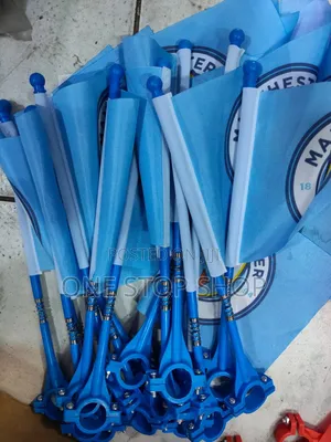 2pcs Bike Manchester City Flag