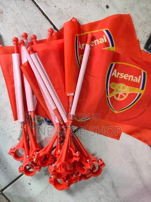 2pcs Bike Mount Arsenal Flags