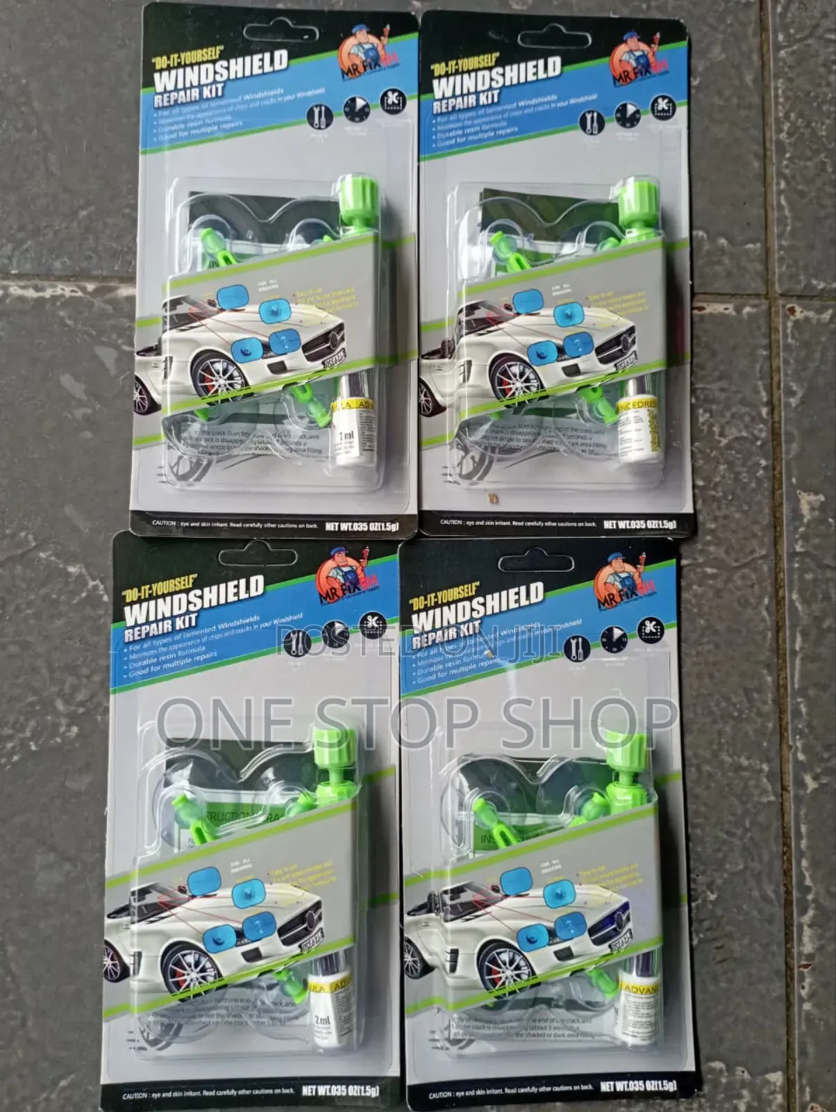 Do It Yourself Windshield Repair Kit for Small Web Crack