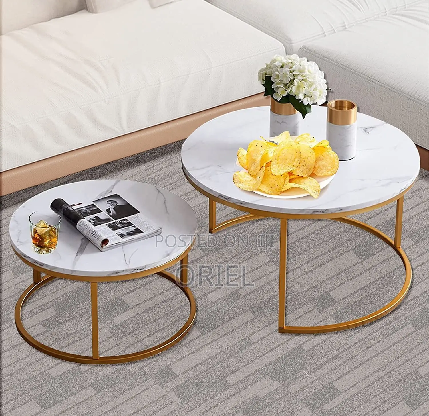 Coffee Table: Stylish Nesting Coffee Tables for Reception Area
