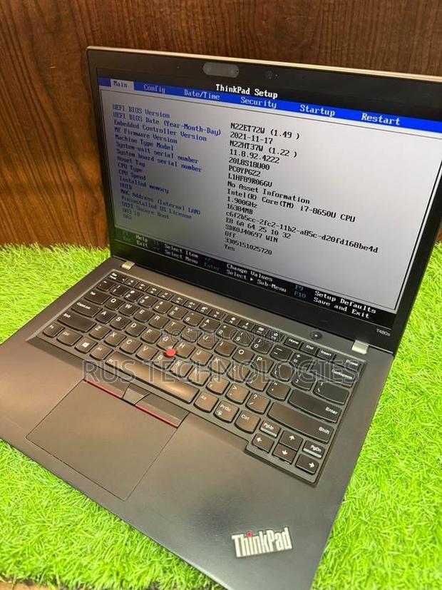 New Laptop Lenovo ThinkPad T480s 8GB Intel Core i7 SSD 256GB - thumbnail 4