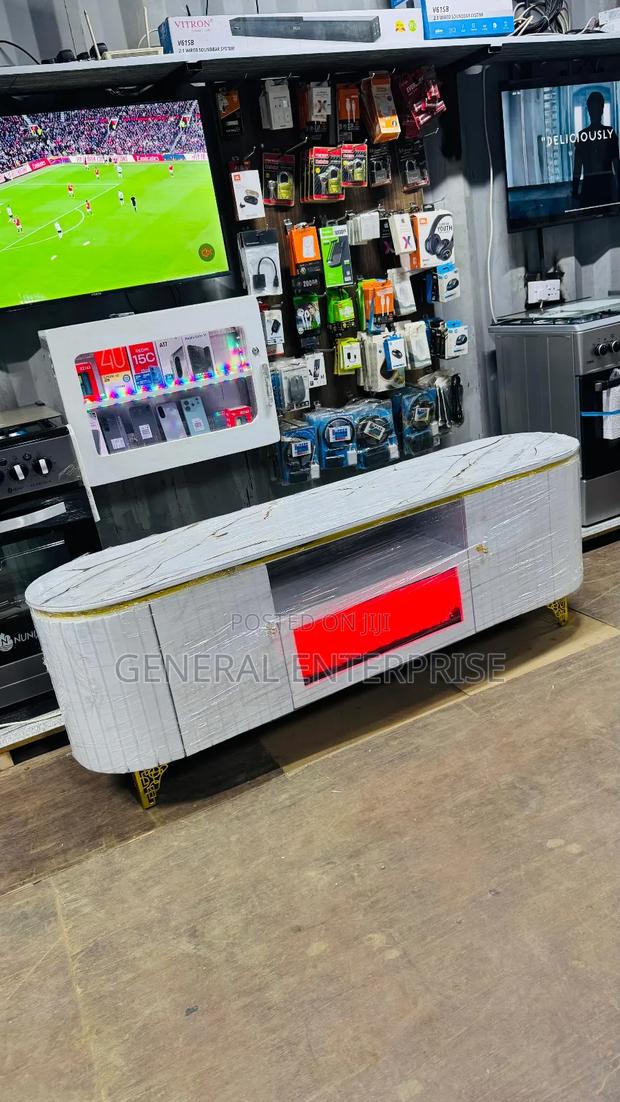 Excutive Morden Tv Stand With Fuctional Fire Place