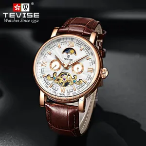 Tevise Automatic Gents Watch Tourbillon Machine