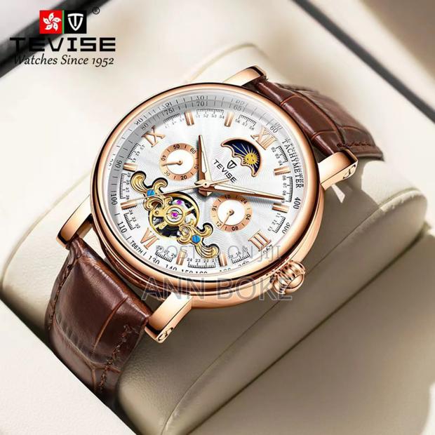 Tevise Automatic Gents Watch Tourbillon Machine - thumbnail 4