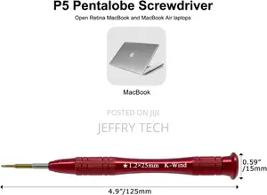 Pentalobe Screwdriver P5 1.2mm Compatible With Macbook Xiaomi Laptop,