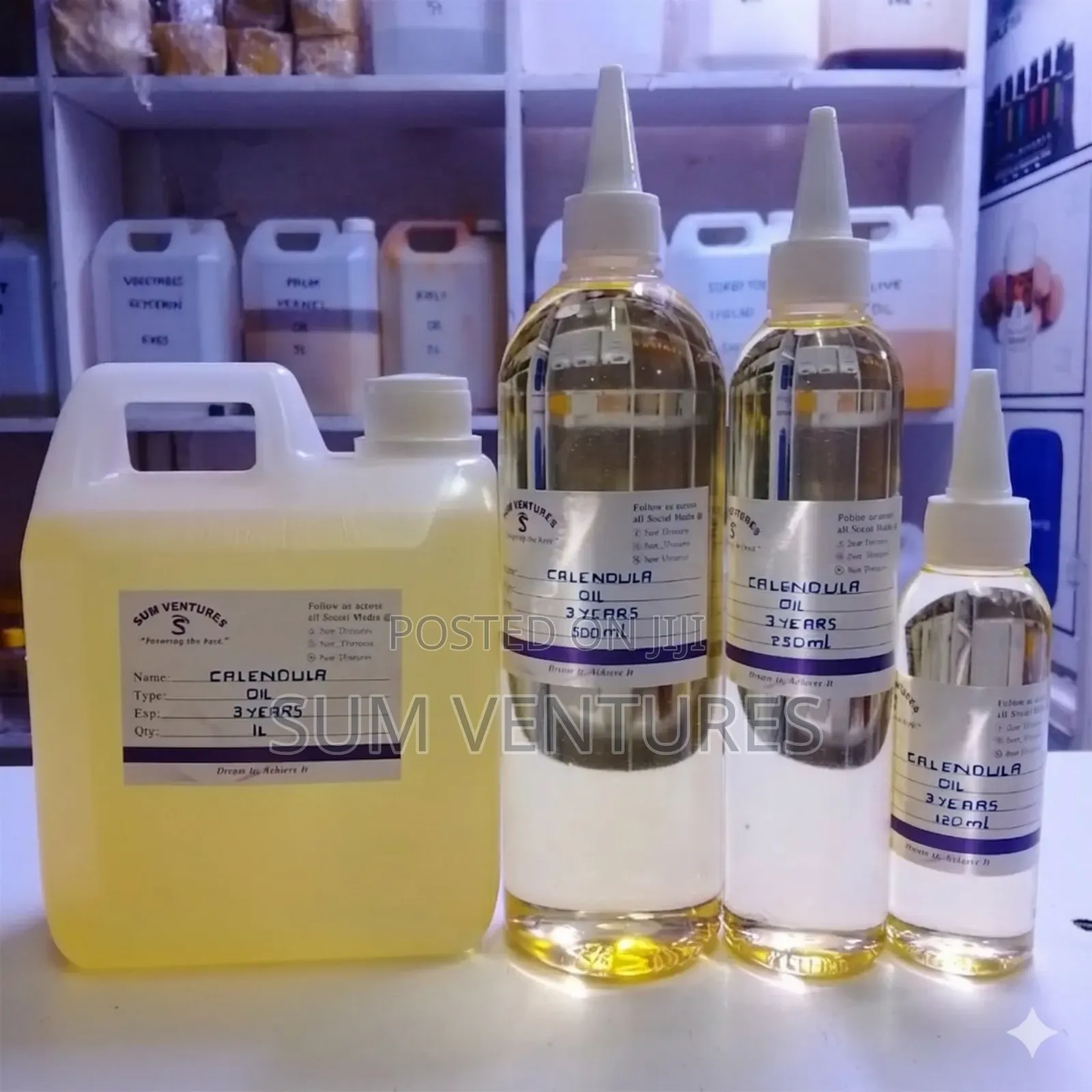 Calendula Oil – (100% Pure) Organic Cold Pressed Carrier Oil 