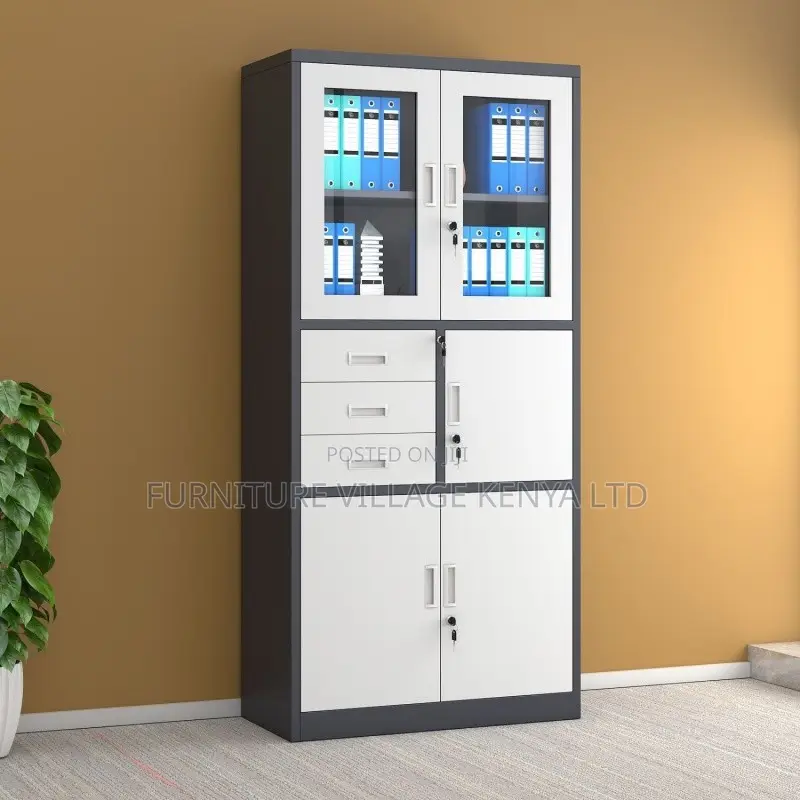 Office Cabinet; Steel Office Cabinet With Safe