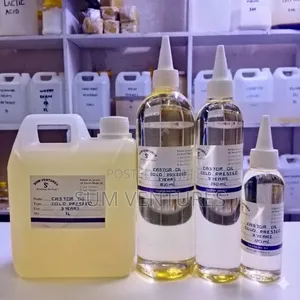 Yellow Castor Oil – (100% Pure) Organic Cold Pressed Carrier Oil