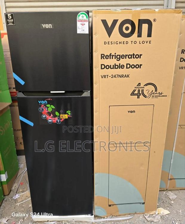 Von 247 Litres Nofrost Double Door Refrigerator