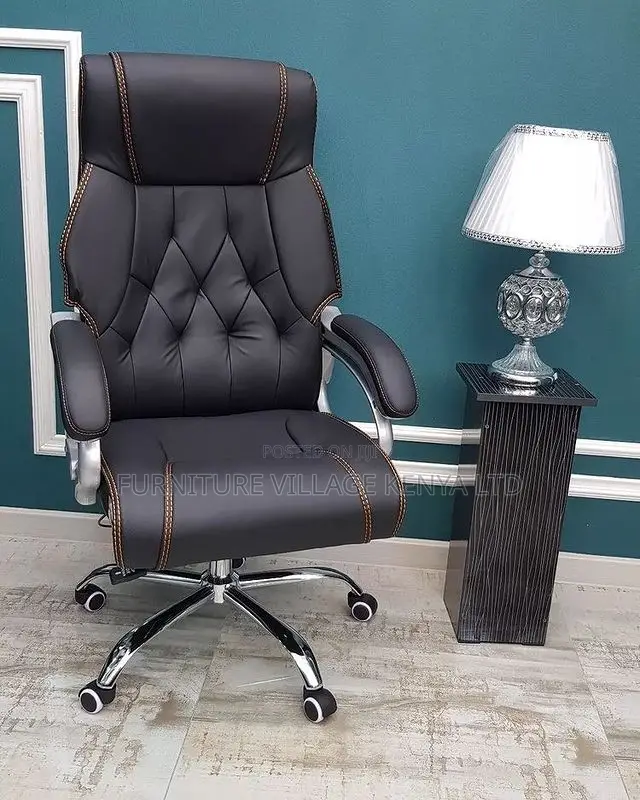 Office Chair; Executive Leather Office Seat
