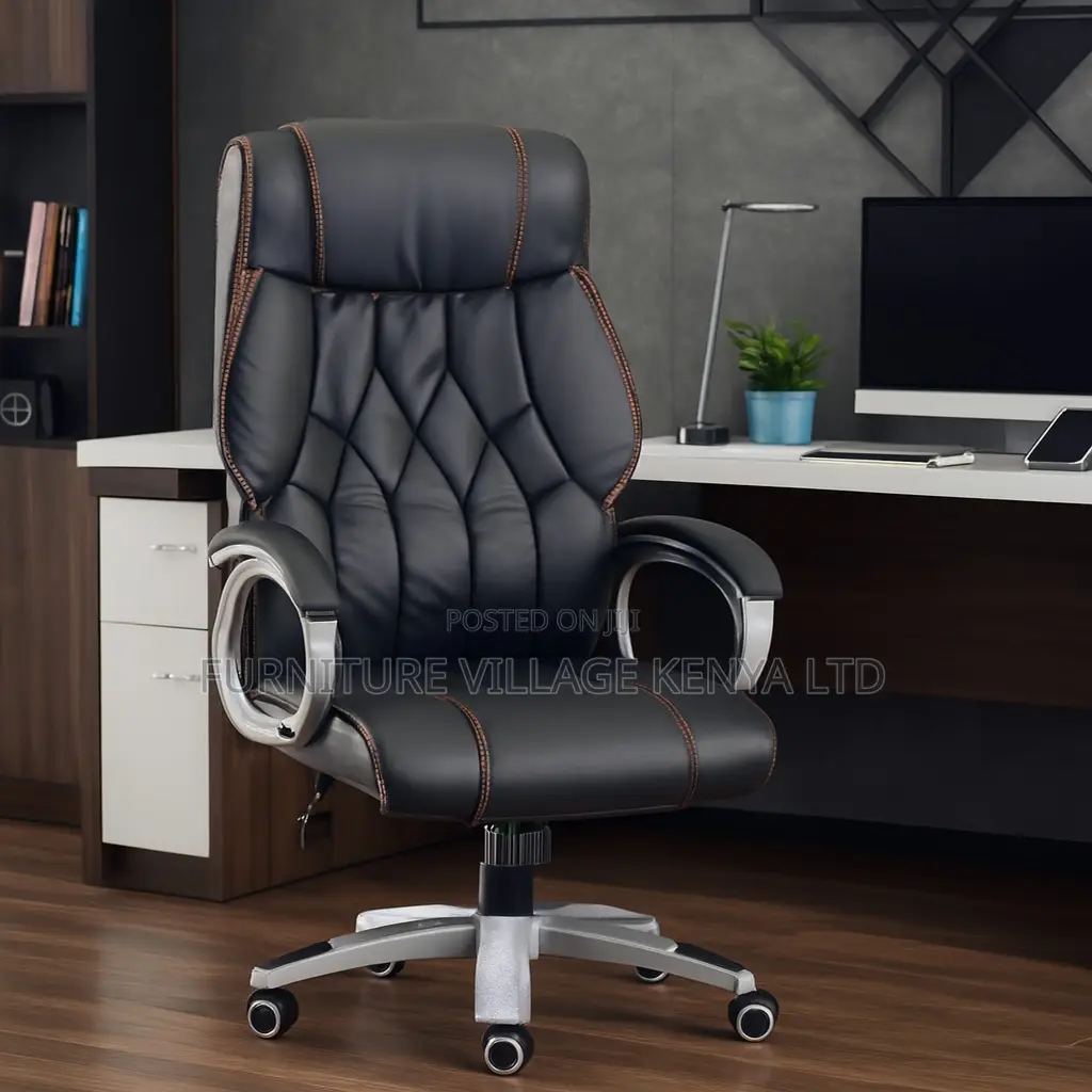 Office Chair; Executive Leather Office Seat