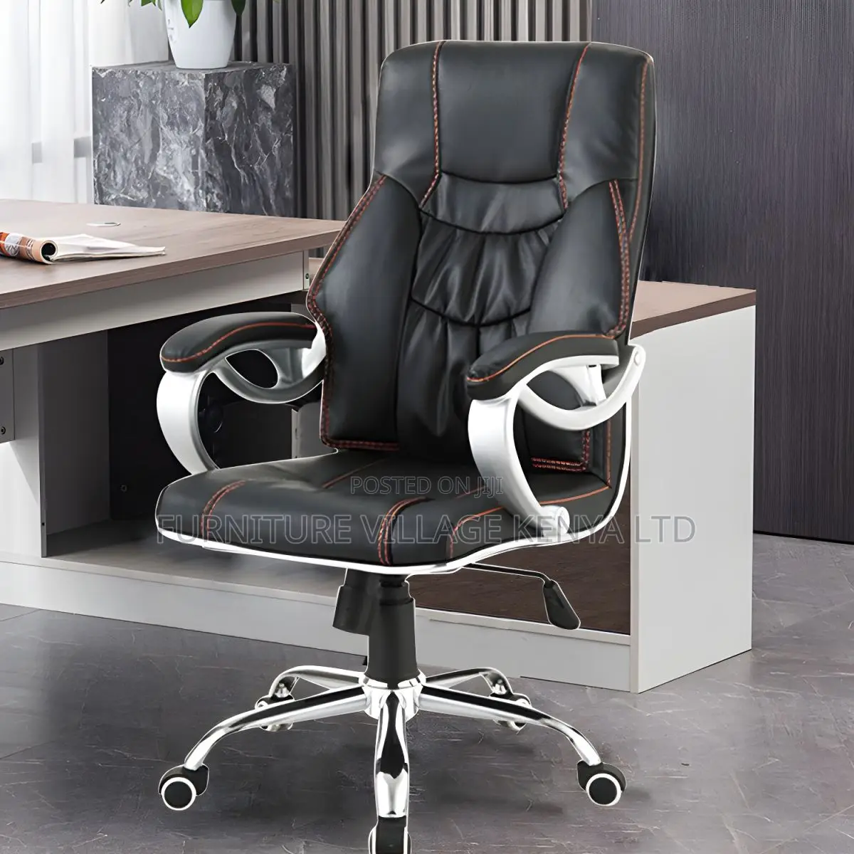 Office Chair; Executive Leather Office Seat
