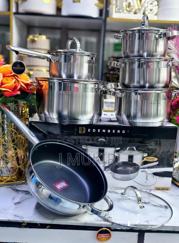 12pcs Edenberg Stainless Pan, Casseroles - main view