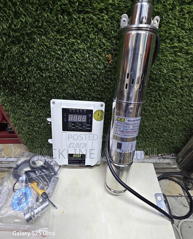 Solar Submersible Pump 80m By 250w / Kunda Submersible Pump