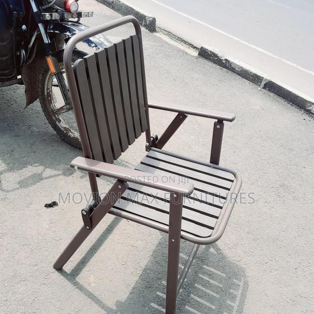 Brown Outdoor Fold Foldable Chair - main view